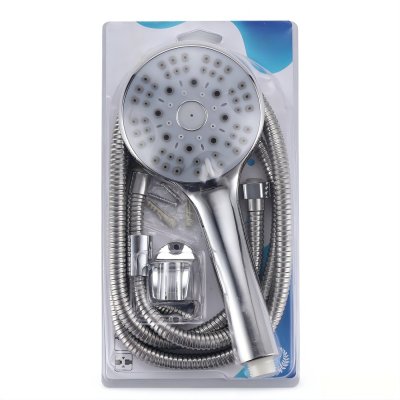 Chrome Multi-Mode Hand Shower Set Supplier with Hose and Bracket
