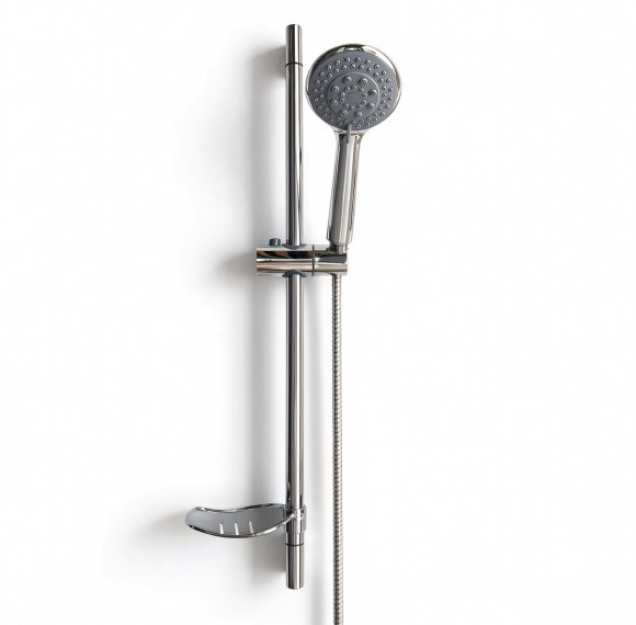 Chrome Hand Shower Set with Adjustable Slider Rail Wholesale Supplier