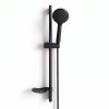 Matte Black Hand Shower Set with Sliding Bar and Adjustable Rail Supplier
