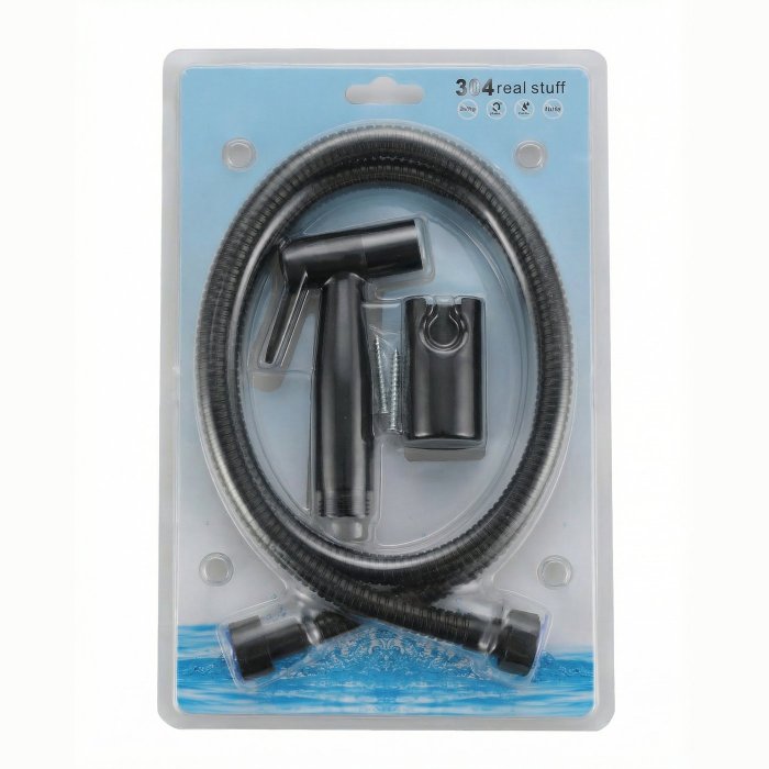 Matte Black Bidet Sprayer Supplier with High Pressure Jet and Hose
