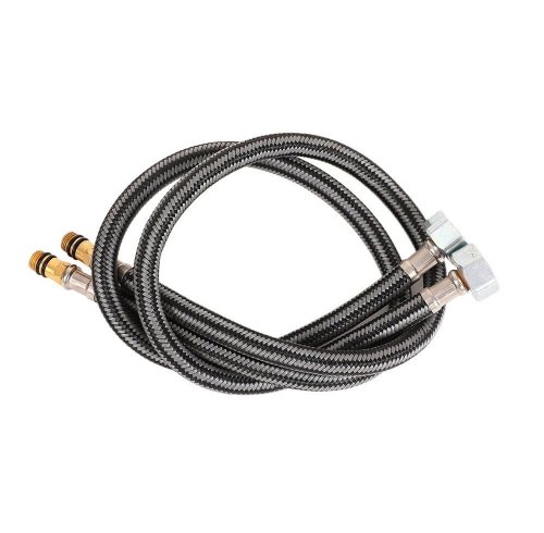 Brushed Nickel Flexible Hose Supplier with Tool Free O-Ring Connector