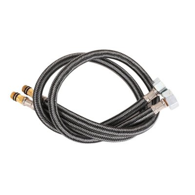 Brushed Nickel Flexible Hose Supplier with Tool Free O-Ring Connector