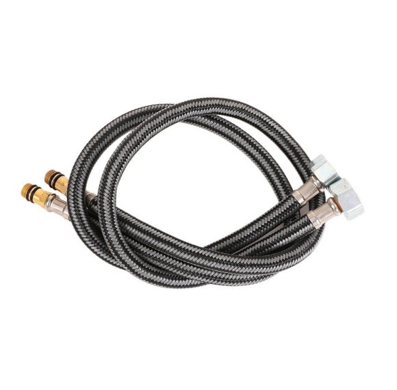 Brushed Nickel Flexible Hose Supplier with Tool Free O-Ring Connector