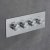 Brushed Nickel 3 Way Concealed Shower System Supplier with Thermostatic Valve