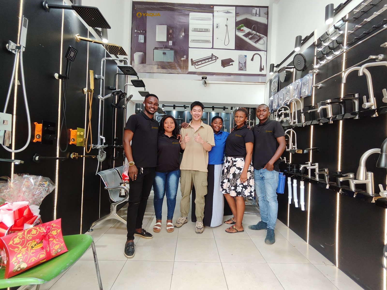 OYAQUA local team in Tanzania