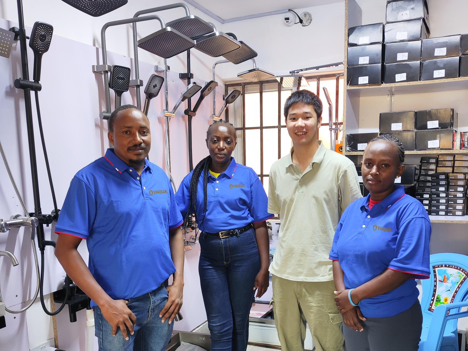 OYAQUA local team in Kenya