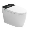 White Smart Toilet Supplier with Tankless Heating and UV Nozzle Rinse
