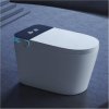 White Smart Toilet Supplier with Tankless Heating and UV Nozzle Rinse