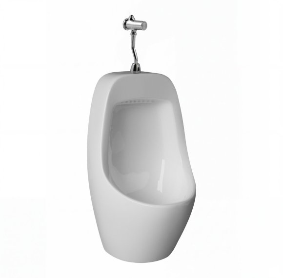 White Ceramic Urinal Supplier with Anti Splash Deep Basin for Public Washrooms