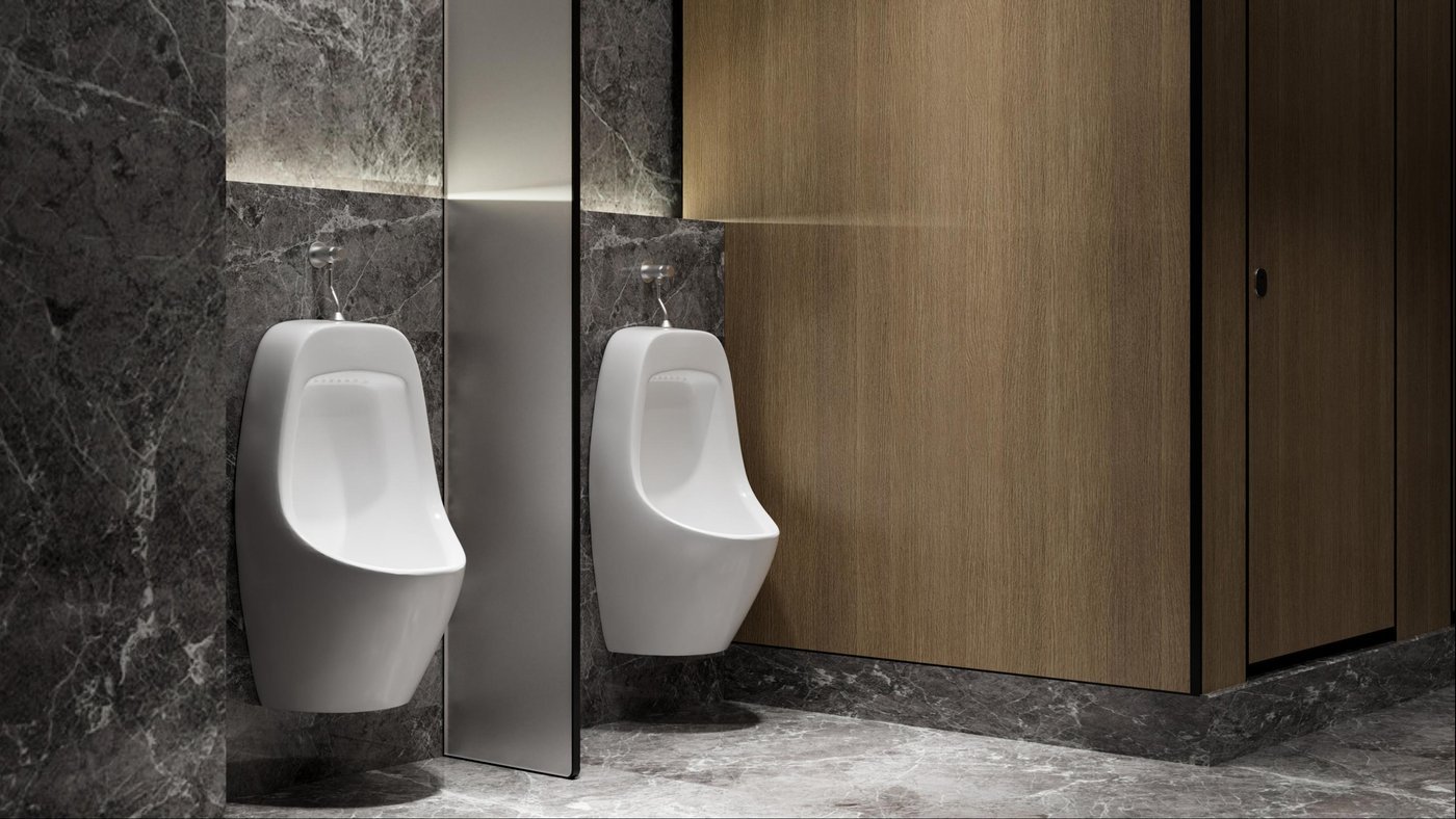White Ceramic Urinal Supplier with Anti Splash Deep Basin for Public Washrooms