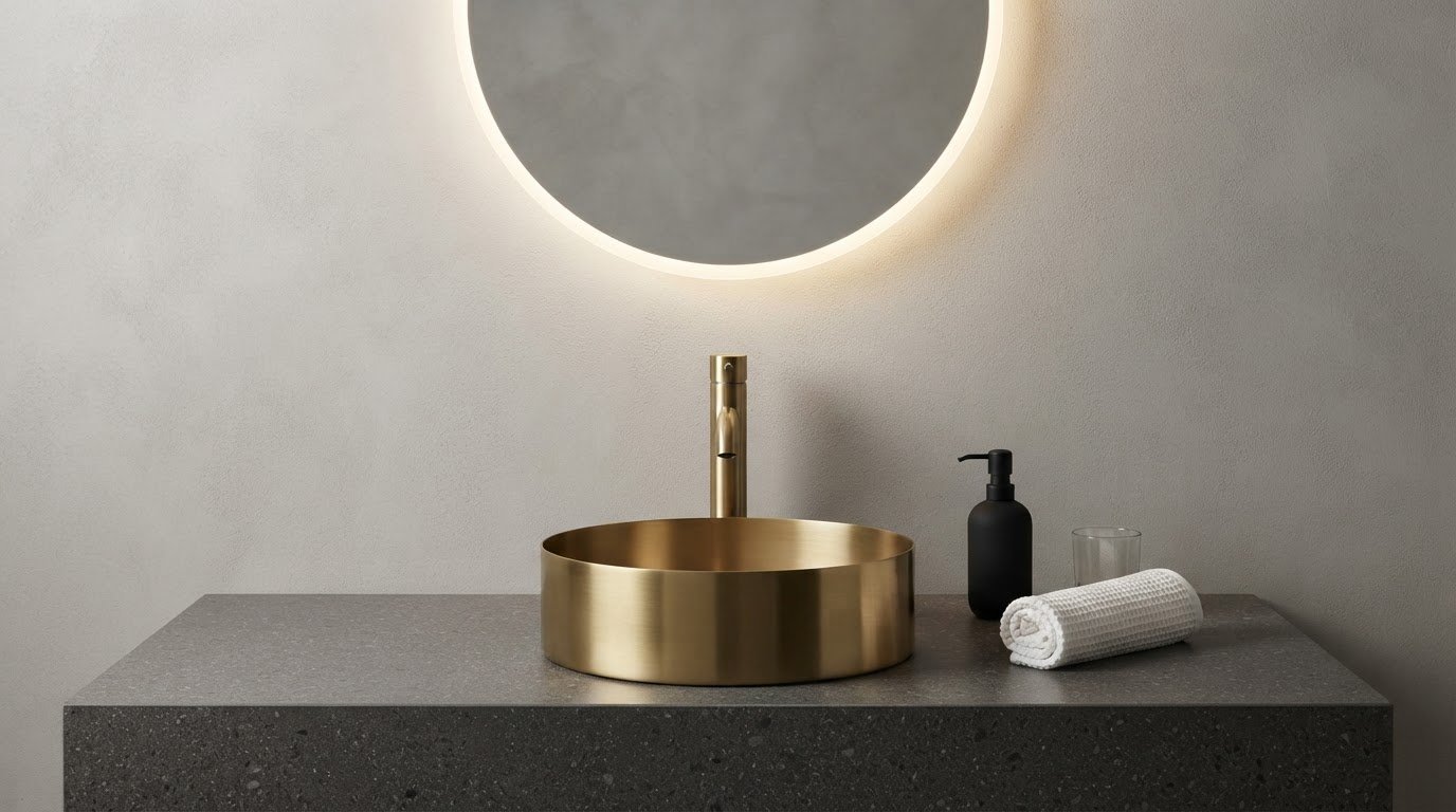 Compact 380mm Metal Bowl