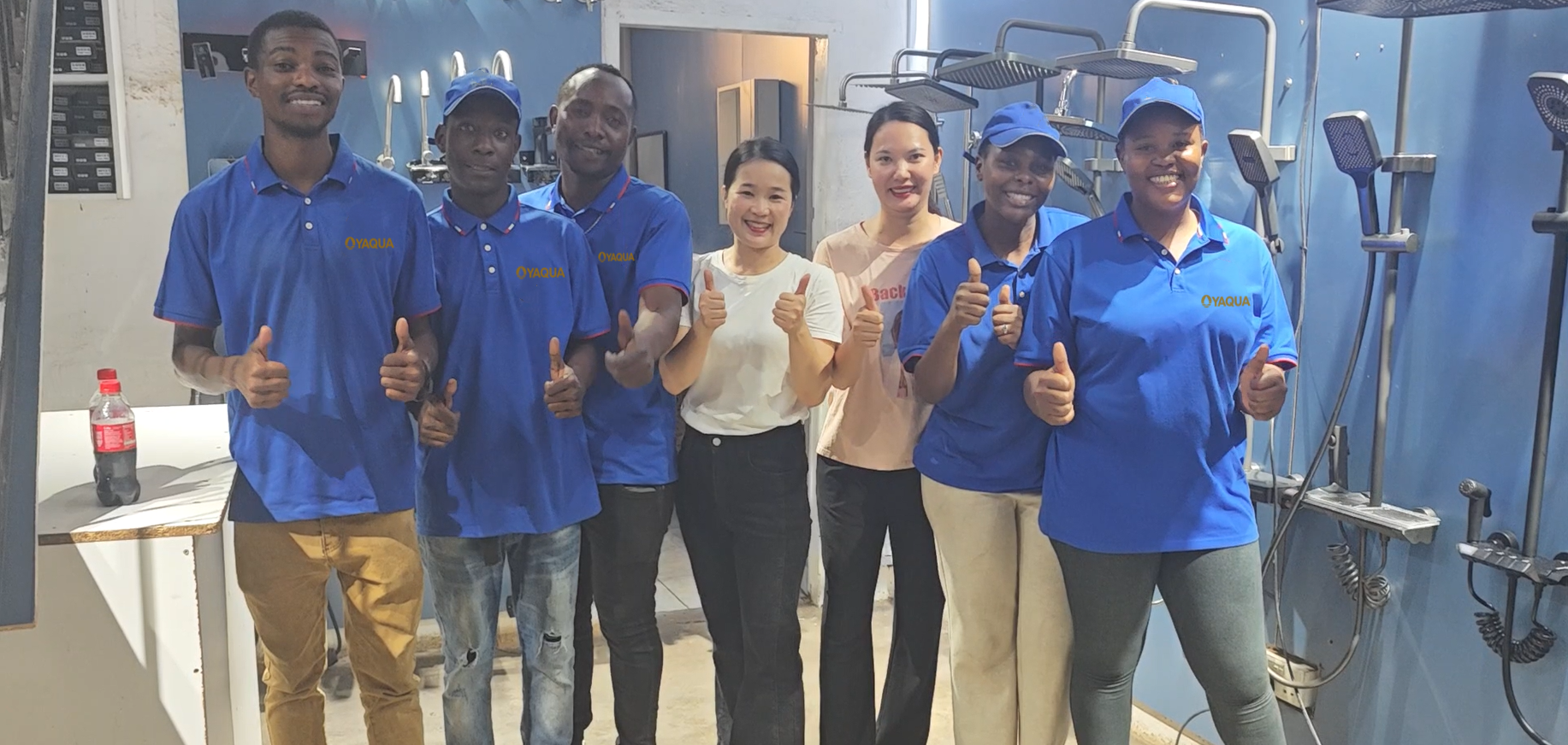 OYAQUA local team in Zimbabwe
