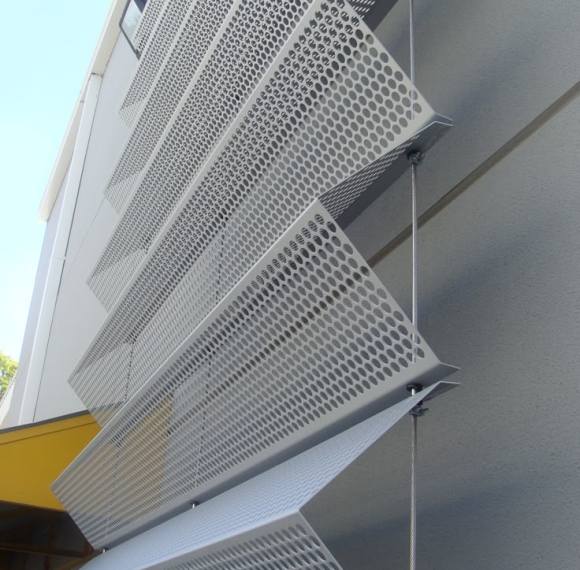 Perforated Stainless Steel Sun-Shading Screen
