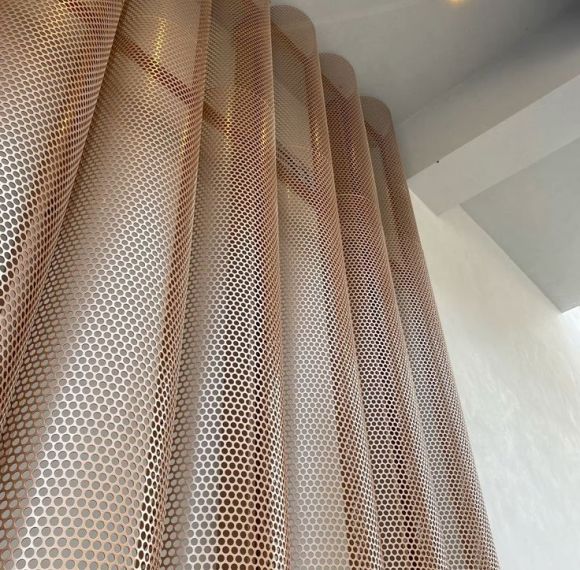 Perforated Stainless Steel Room Divider