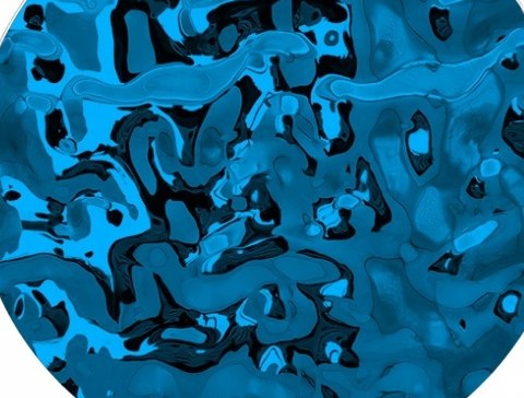 Sky blue PVD colour on the same medium water ripple stainless steel texture