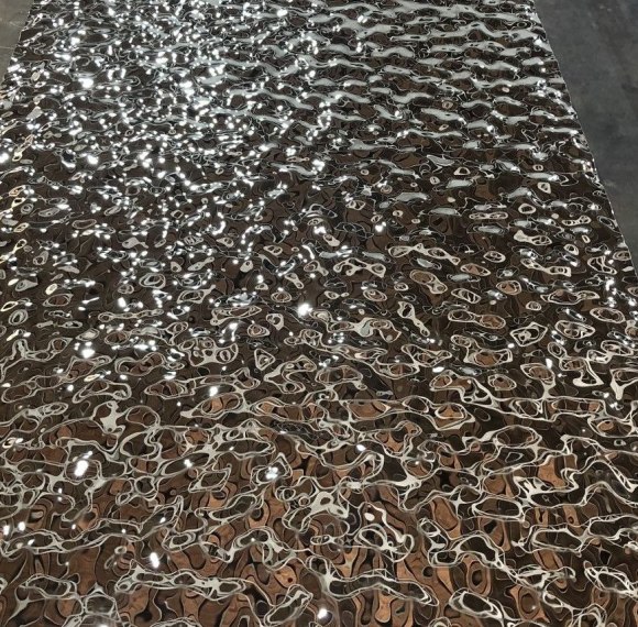 Embossed Stainless Steel Facade Panel