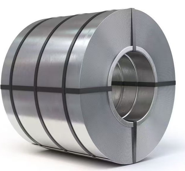 Stainless steel coil ready for cutting and forming into roof components