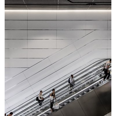 Mirror Stainless Steel Lift Lobby Wall