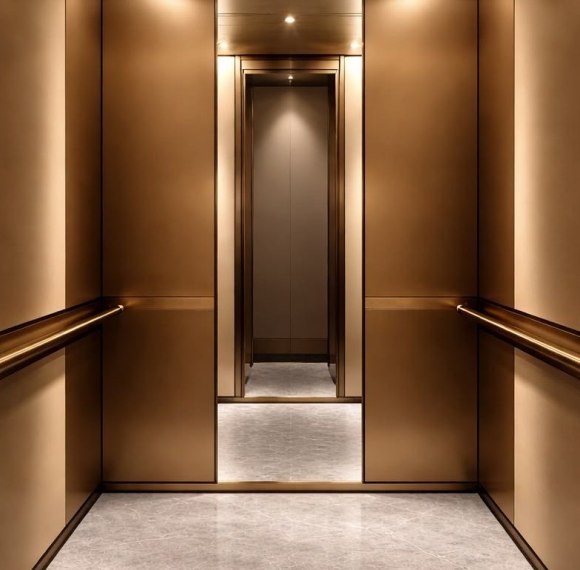 Mirror Stainless Steel Elevator Door Panel