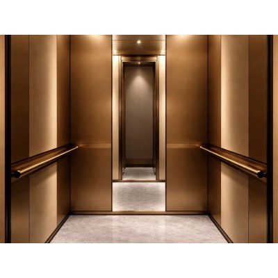 Mirror Stainless Steel Elevator Door Panel