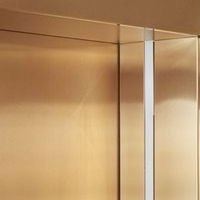 Bronze PVD stainless steel surface
