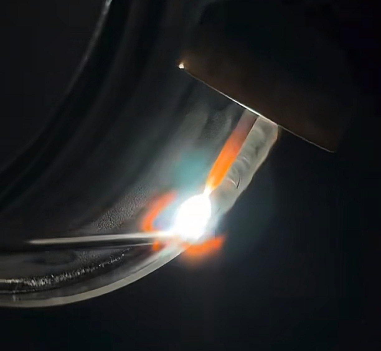 Welding a formed stainless steel assembly