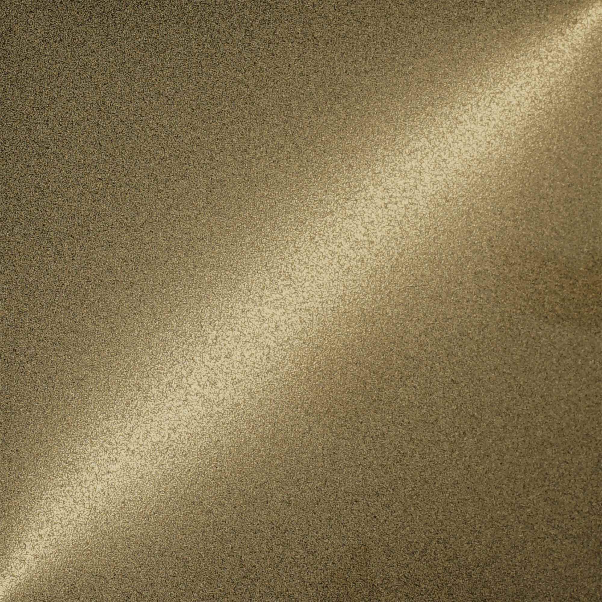 Gold bead-blasted stainless steel with a soft metallic gold matte finish
