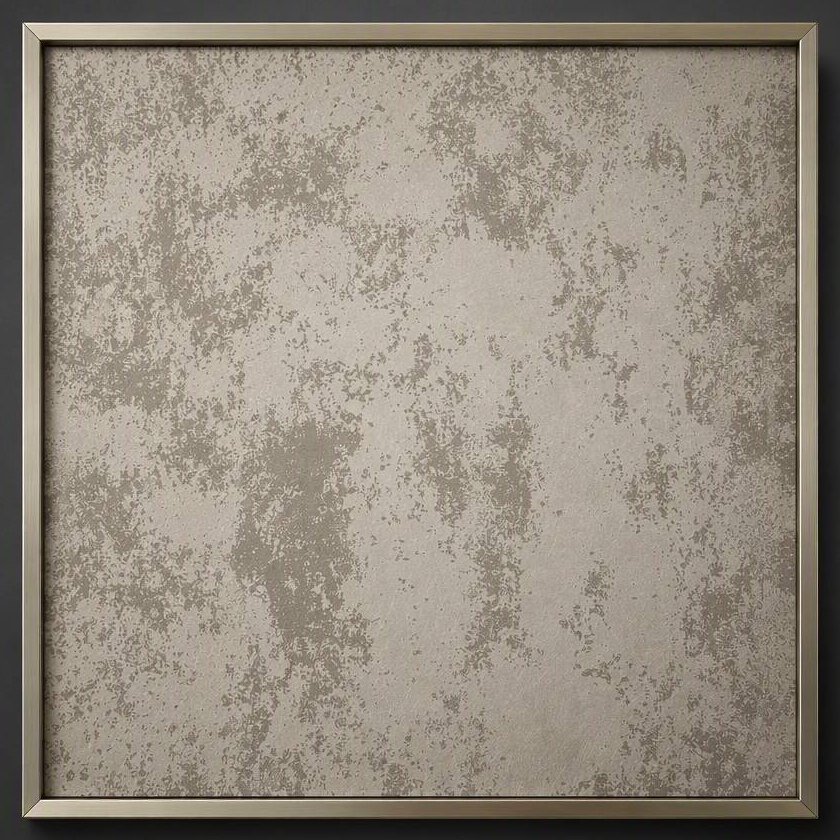 A champagne mottled antique patina surface showing tonal variation