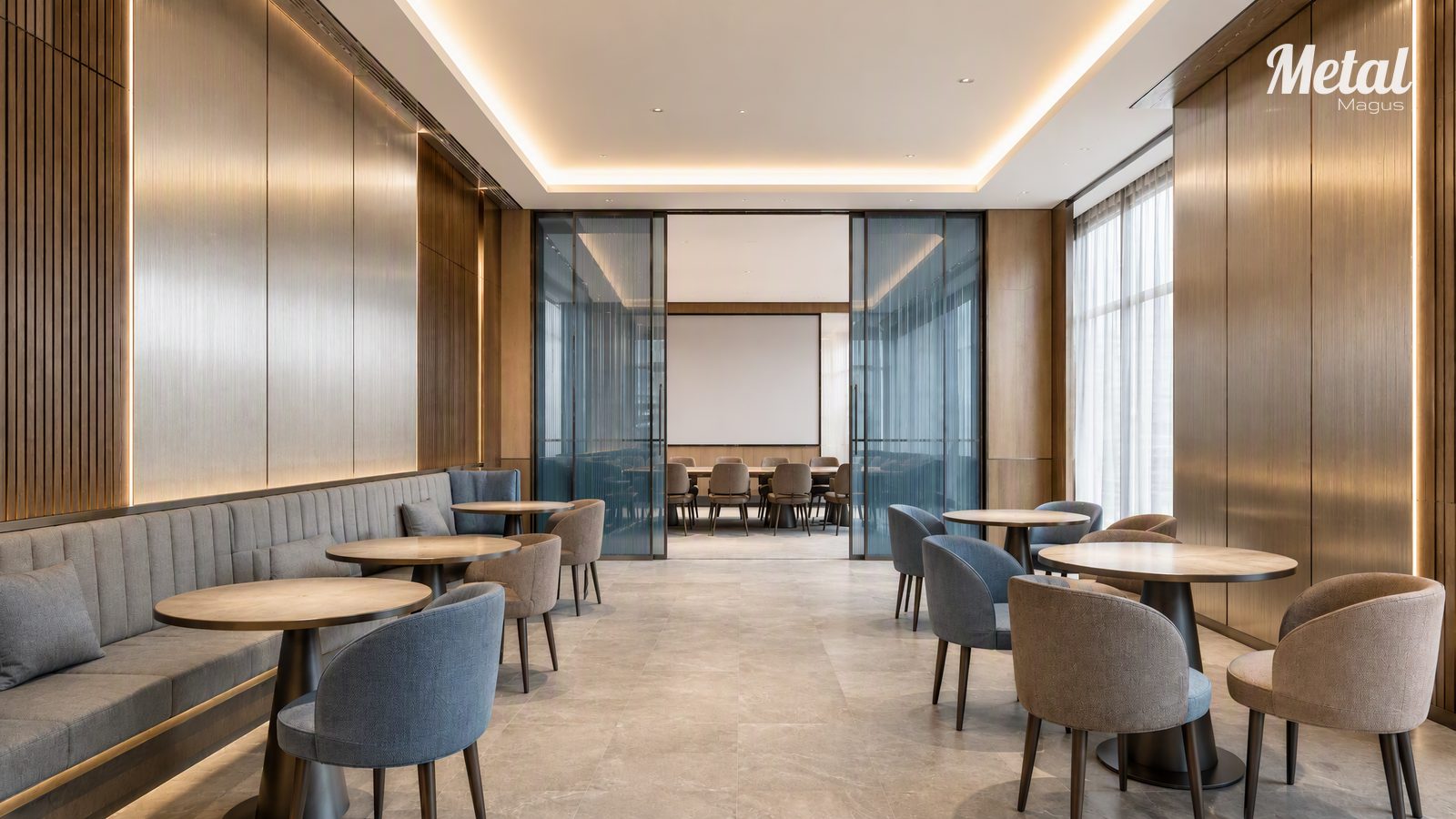 Hotel breakout and meeting area