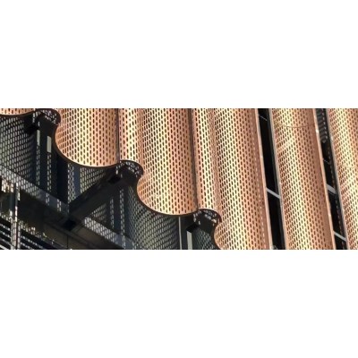 PVD Coloured Expanded Mesh Panel