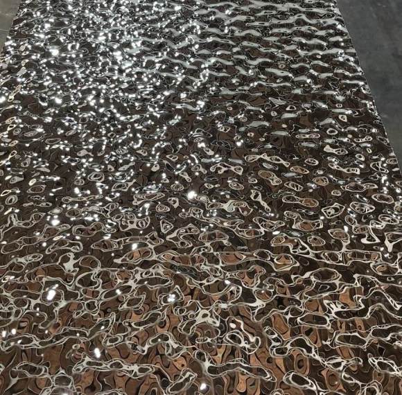 Water Ripple Stainless Steel Roofing Sheet