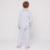 Blue Stripe Kids' Cotton Pajama Set | Private Label Sleepwear