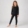 Solid Black Girls Loungewear Set | OEM Kids Sleepwear