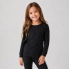 Solid Black Girls Loungewear Set | OEM Kids Sleepwear