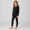Solid Black Girls Loungewear Set | OEM Kids Sleepwear