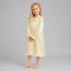 Ruffle Collar Girls Satin Nightgown | Private Label Kids Sleepwear