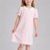 Peter Pan Collar Bamboo Girls Nightgown | OEM Kids Sleepwear