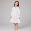 Ruffle Collar Cotton Girls Nightgown | Private Label Kids Sleepwear