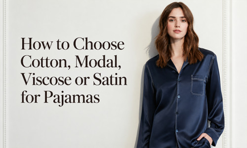 How to Choose Cotton, Modal, Viscose or Satin for Pajamas