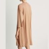 Camel 3-Piece Viscose Knit Lounge Set Supplier | Robe, Cami & Shorts Sleepwear