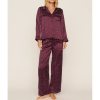Mulberry Silk Pajama Set Supplier | Notch Collar Long Sleeve Sleepwear