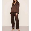 Mulberry Silk Pajama Set Supplier | Notch Collar Long Sleeve Sleepwear