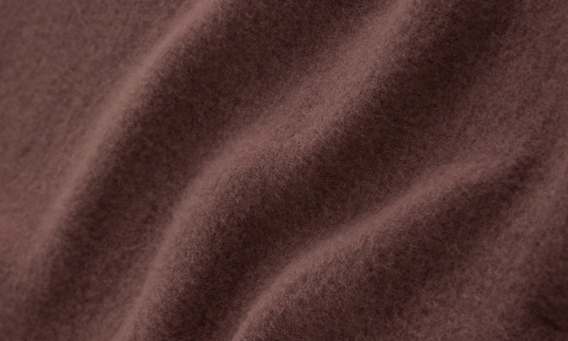 Brushed fleece loungewear fabric