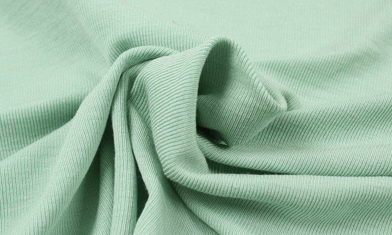 Rib knit loungewear fabric