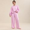 Off Shoulder Wide Leg Knit Lounge Set Supplier | Women's Knit Loungewear Manufacturer
