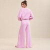 Off Shoulder Wide Leg Knit Lounge Set Supplier | Women's Knit Loungewear Manufacturer