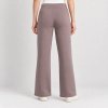 Mauve Wide Leg Drawstring Knit Pants Supplier | Women's Lounge Pants Manufacturer
