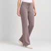 Mauve Wide Leg Drawstring Knit Pants Supplier | Women's Lounge Pants Manufacturer