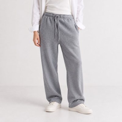 Heather Grey Straight Leg Drawstring Sweatpants Supplier | Women's Lounge Pants Manufacturer