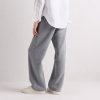 Heather Grey Straight Leg Drawstring Sweatpants Supplier | Women's Lounge Pants Manufacturer